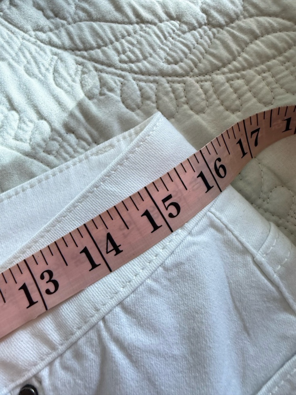APNY White Straight Leg Jeans 10 - Picture 5 of 7